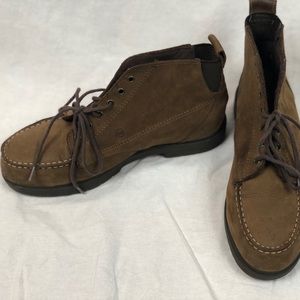 Red Wing Women Heritage Ankle Boot Steel Toe Suede Moc US Size 5 PreOwned